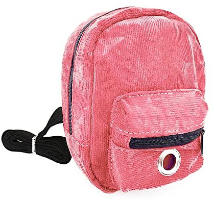MiOYOOW Hundegeschirr Rucksack,Bequem Atmungsaktiv Haustier Selbstträger Verstellbarer Welpen Rucksack Geschirr mit Leine für Kleine Mittelgroße Hunde
