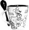 Disney Mickey Mouse Tasse mit Löffel, 325 ml
