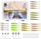 Zite Fishing Gummifische Zander Set – Inzite Shad 12cm Diverse Farben - 5STK Fängige Gummiköder Zanderangeln - Softbait Angelköder UV-Aktiv (Starterbox)