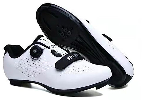 Hixingo Zapatilla de Ciclismo Hombre, Zapatos Bicicleta de Carretera Exterior MTB Compatibles con SPD/SPD-SL Lock System, Zapatillas de Ciclismo Unisex Adulto Respirables