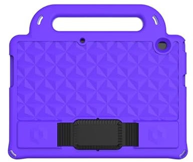 Tablet case for Huawei MediaPad T3 10 9.6 inch Diamond Series EVA Anti-Fall Shockproof Sleeve Protective Shell Case with Holder & Strap(Black) Tablet accessories