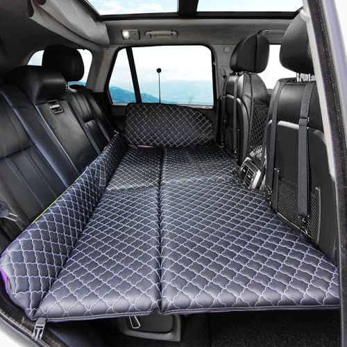 YASHINE Non-Inflatable Car Mattress,Truck Bed Air Mattress,Truck Bed Mattress,Back Seat Bed Inflatable for Car Camping Air Mattress, Back Seat Extender for Travel Bed for F150/RAM/Silverado/Ranger