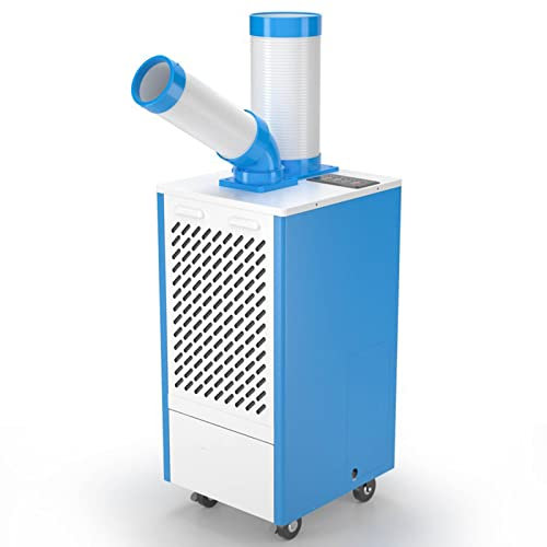 VELLOW Aire Acondicionado Desmontable, Incorporado 5L Gran Capacidad, Ventilador de Refrigeración, Separación de Frío y Calor, Non-Stop a Alta Temperatura, Apto for Industrial, Cocina, Comercial