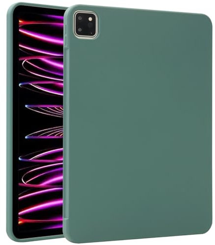ACCEZZ Backcover,Softcase kompatibel mit iPad Pro 11 - Dunkelgrün