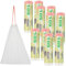 ASelected 60L 50L Drawstring Bin Bags 200 Pieces Swing Bin Liners Strong Garbage Trash Bags Kitchen Large Tall Refuse Sacks Heavy Duty Waste Bin Bags with Tie Handles 71x64cm