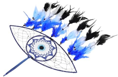 Cabilock 3piezas Capturador De Sueños Ojo Adorno De Pared para Decoración De Hogar y Oficina Atrapa Sueños Amuleto De Suerte