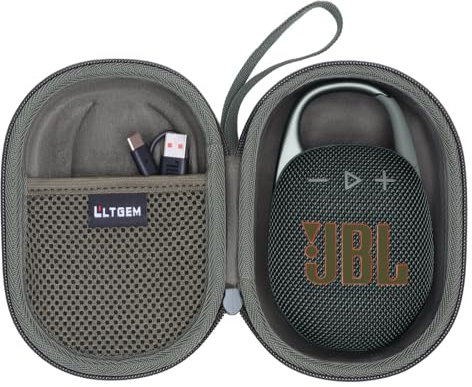 L LTGEM Hard Case for JBL CLIP 5 Speaker, JBL CLIP 4 Speaker - Portable Travel Bag (Case Only)