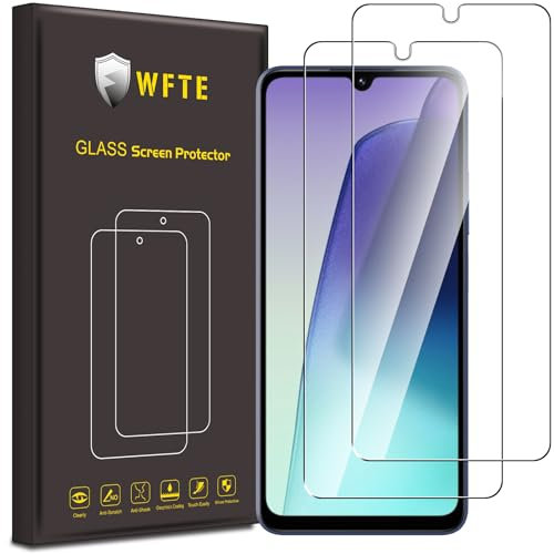 WFTE [2-Pack Protector de Pantalla para Xiaomi Redmi 14C/Poco C75,9H Dureza,Huellas Dactilares Libre,Sin Burbujas,Cristal Templado Protector de Pantalla Redmi 14C