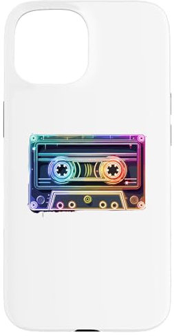 iPhone 15 Cassette Player Music Tape Recorder Case