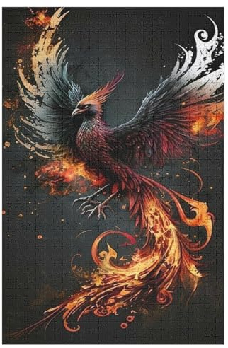 1000 Teile Puzzle Für Jungen Und Mädchen, Standard-Puzzles, Phönix -Puzzles, Familienspiele, 78×53cm