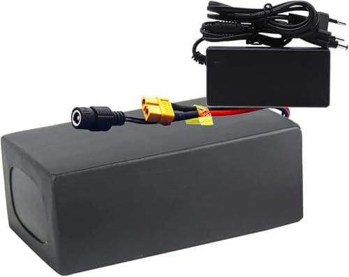 24V 36V 48V E-Bike Battery 8Ah 10Ah 12Ah 15Ah 20Ah Lithium-Ion Battery Pack 13S6P High Power Battery with BMS and Charger, for Electric Scooter Tricycle For 1000W / 750W / 500W 29.4V 20AH,XT60