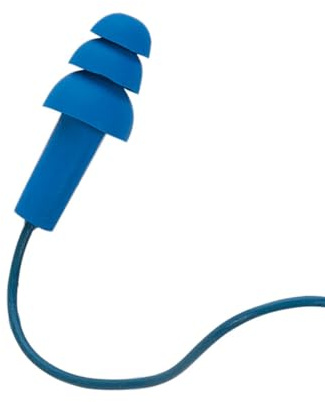 100 Stück Gehörschutzstöpsel | detektierbar, Einheitsgröße, blau, Gehörschutzstöpsel, Ohrstöpsel, Gehörschutz