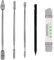 YEYIT 5 Stück Metall Spudger Reparatur Öffnungswerkzeug, Metall Spatel für Demontage von Tablet Bildschirm, Pry Blade Reparaturset Handy Spatel für Mobiltelefone, iPad, Tablets, Laptops