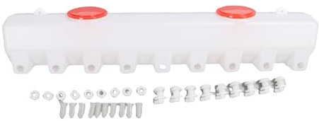 Tnfeeon Lamb Feeder with 9 Nipples Livestock Milk Feeding Bottle Raising Equipment Piglets Feeders Portable Animal Milk Feeder Multifunctional Farm Drinking Poultry Feeders