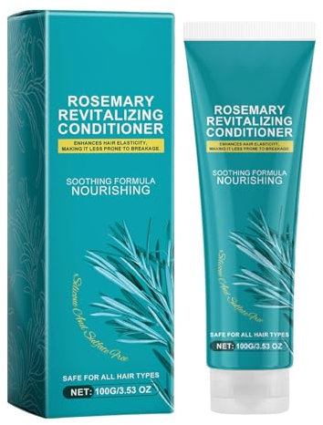 Bio Rosmarin Revitalising Conditioner,Naturkosmetik Haarpflege Spülung mit Jojobaöl,Mehr Volumen & Eine gesunde Kopfhaut,Haarspülung ohne Silikone & Sulfate (1PCS)