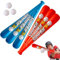 Pesoncarl Mazza da Baseball Gonfiabile e Palla 9pcs/Set vibranti Mazze gonfiabili Mazze da Baseball Riutilizzabile per bomboniere da Festa all'aperto
