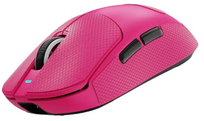 ATTACK SHARK X8SE Mouse with Grip Tape for Large Hand, 55g Superlight, PixArt PAW3311 Gaming Sensor, BT/2.4G Wireless/Wired, Adjustable DPI up to 25000, 500mAh Battery (Berry Red)