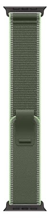 Apple Watch Band - Trail Loop - 49mm - Green/Neon - S/M