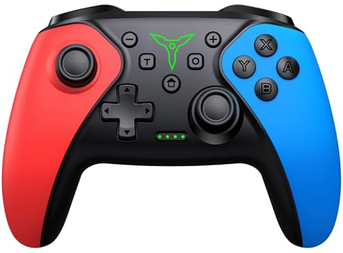 HELLCOOL Switch Controller, Kabellos Pro Controller für Nintendo Switch 2/1/Lite/OLED Konsole, Macro/Turbo/Aufwachfunktion, Präzise Steuerung, Dual Motors Vibration, 15 Std Spieldauer