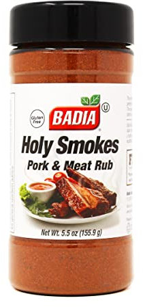BADIA HOLY Smokes Pork & Meat RUB 155.9g JAR American
