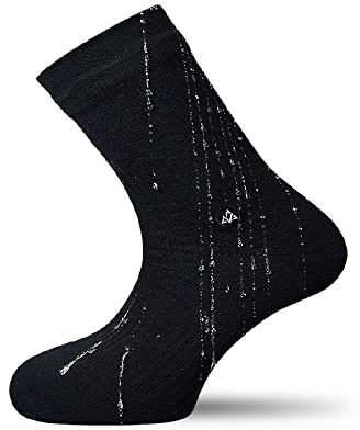 VER JARI Chaussettes étanches impermeables Bambou, respirantes, coupe-vent, Ultra-légères | Confort Total (Noire, 43-46)