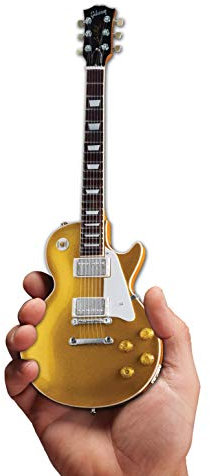 Gibson 1957 Les Paul Gold Top Mini Guitar Replica Collectible