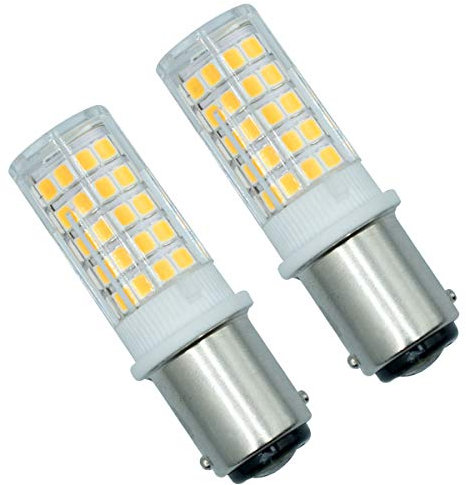 B15D LED Glühbirne 4W AC 220V-240V SBC Kleine Doppelbajonettkappe 40W Halogen Warmweiß 3000K Ideal für die Nähmaschine / Kühlschrank / Dunstabzugshaube / Gerätelampen (2er-Pack)[MEHRWEG]