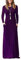 AUSELILY Women's Casual Long Sleeve Maxi Dress Loose Long Dresses with Pockets Purple XL