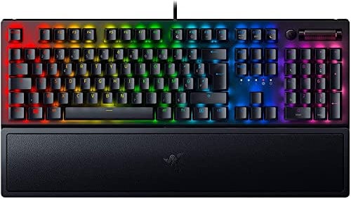 Razer BlackWidow V3 (Green Switch) - Clavier de Jeu mécanique Filaire avec éclairage RGB (Switchs mécaniques Verts Razer) Clavier AZERTY - Noir
