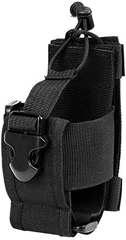 truee Molle Radiohalter Walkie Talkie, Walkie Talkie Halterm, Taktische Interphone-Tasche, für Cs-Ausrüstung, Wandern Im Freien, Fielf-Training, Klettern, Radfahren