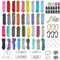EUBSWA Paracord Seil 4mm Paracord 550, 36 Stück Nylonschnur für DIY Armband Lanyard Schlüsselbund Hundehalsband Hundeleine