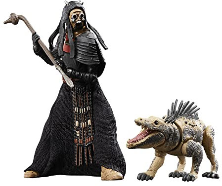 Star Wars The Vintage Collection, Tusken Warrior & Massiff, Pack de 2 Figurines de 9,5 cm, Le Livre de Boba Fett