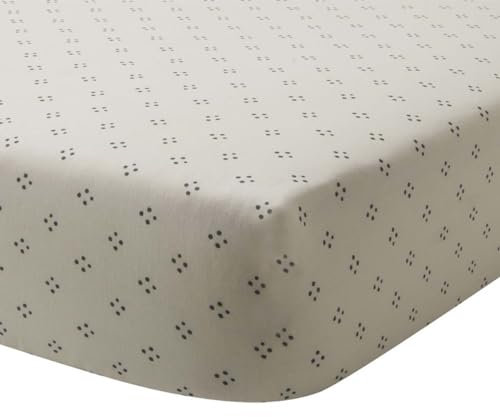 Emiko bedrucktes Bambus-Spannbettlaken, 140 x 190 cm Origin