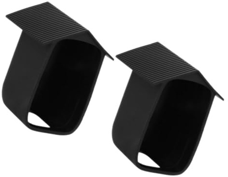Uonlytech 2 Stück Silikon Regenschutz Hülle für 2c Wetterfeste Outdoor Kameraabdeckung Schwarz Schlagfester Schutz