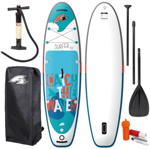 F2 Surfer Kid SUP 8,2 Stand UP Paddle Board + PADDEL + Bag + PUMPE