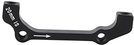 Tissting Scheibenbremse Adapter Vorne Hinten Schwarz Fahrrad Bremssattel Adapter Aluminiumlegierung Ultraleichter Scheibenbremsadapter Konverter für 140/160/180/203 mm Scheibe(DS06)