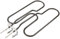 Gemsaya Élément chauffant 80342 80343 65620 pour barbecue électrique Weber, 2200 W 230 V pièce de rechange tube de chauffage de barbecue compatible avec la grille Q140, Q1400