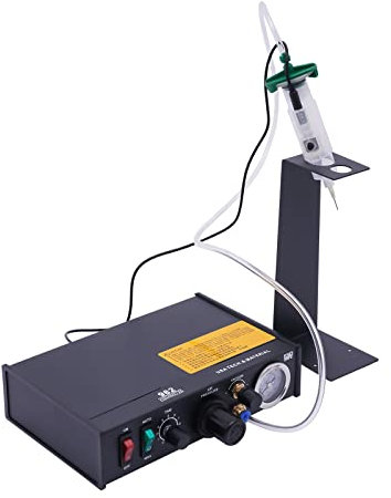 Halbautomatische Kleberspender-Maschine 982 Halbautomatische Kleber Dispenser Maschine Lötpaste Controller Kleber Dropper für die meisten gelben Klebstoffe, schnelltrocknenden Klebstoffe, Epoxidharz