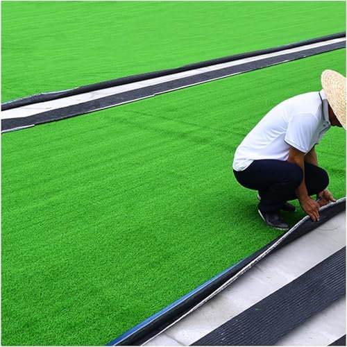 CucCe Synthetic Artificial Grass Turf, Backyard Doorway Garden Pet High Density Faux Grass Mat Lawn Carpet 0.7/2cm Thick fake grass carpet(Green-0.7cm,60x90cm)