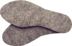 HEYO Schuheinlagen Filz Schuheinlegesohlen Warm für Winter 3 Paare Set Filzschuheinlagen (42)