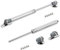 GIDWRIY 2 Piezas Amortiguador Puerta Cocina 200 N, Pistones Hidraulicos Muebles, Resorte de Gas Armarios, Muelle Puertas Cocina, Brazo Hidráulico Mueble, Bisagras para Puertas Elevables de Cocina