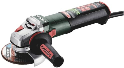 metabo Winkelschleifer WEVBA 20-125 Quick BL - 2000 W, 125 mm, 11000 U/min, 3.5 Nm - Brushless Motor, VTC Elektronik, M-Quick-System, Anti-Vibrationsgriff, Staubschutzfilter, Industriequalität
