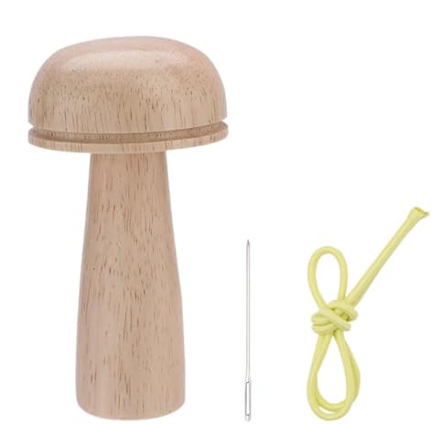 Bexdug Pilz -Darner, Sock -Verdammung Pilz - Holzpilz Darner,Nähmaschine, effiziente, vielseitige Werkzeuge, starker Griff und allmähliche Krümmung für Nählöcher und andere Häkeln/Stricken