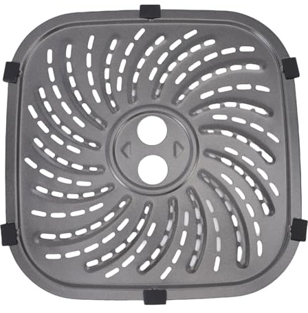 Aramox Air Fryer Grill Plate Replacement Parts for Power XL Series Fryer, Stainless Steel Grille Pan Tray Rack Compatible with 6QT and 8QT (L)