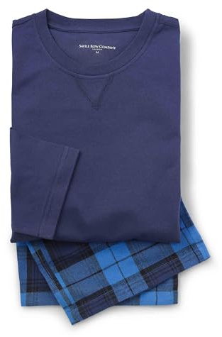 Men's 100% Cotton Lounge Pant and T-Shirt Pyjama Set | Luxury, Soft, Nightwear, PJs