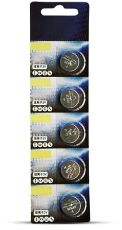 5pcs Button Cell Battery 3V CR1632/1620/1616 For Car Remote And More Efficient Watch Batteries Cell
