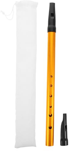 BESPORTBLE Irische Flöte in C-dur mit Löchern Tin Whistle für Anfänger Kinderinstrument aus Aluminiumlegierung Blockflötenflöte zum Erlernen von Volksmusik