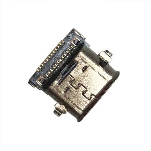 HSSDTECH USB-C Ladebuchse Ladeanschluss Ersatzteil für Lenovo IdeaPad Yoga | 5G-14Q8CX05 81XE, C340-14IWL 81N4 81RL, C340-14API 81N6, C340-14IML Type C DC Jack DC Power Jack Charging Port Connector