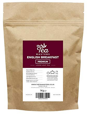 The Tea Masters Loose Leaf Tea - Breakfast Tea - Premium (1x1kg)