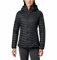 Columbia Women's Powder Pass Hooded Jacket Hooded Puffer Jacket, Black, Size S
